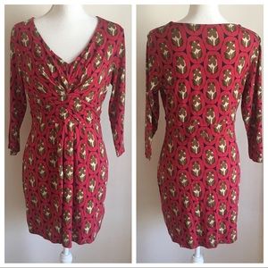 Boden Print Mini Dress Tunic Size 10R